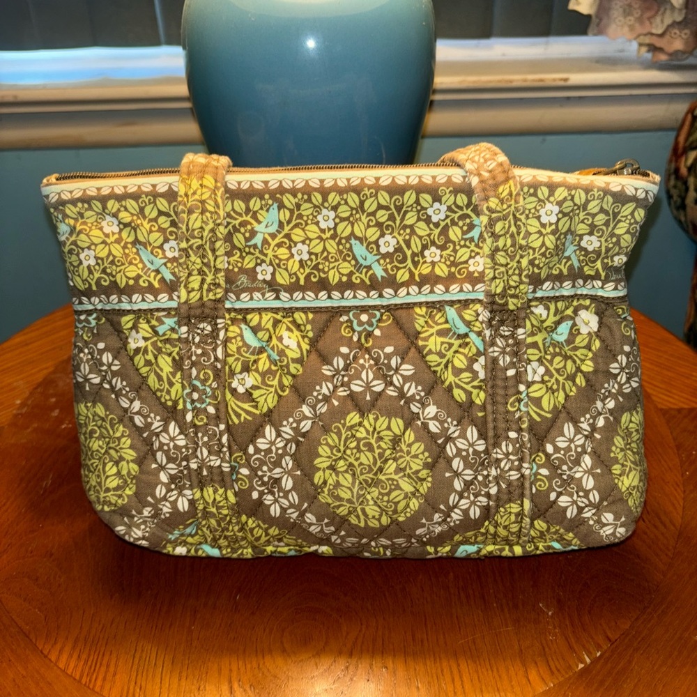 Vera Bradley Bluebird Sittin In A Tree Purse Shoulder Bag